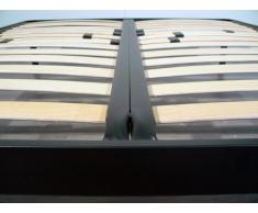 EVERGREENWEB - Rete Matrimoniale 160x190 a Doghe in Legno per TAGLIE FORTI XXL Rinforzata con Doppia Struttura in Ferro + Regolatori Zona Lombare 5 Gambe Smontabili Base da Incasso x Letti e Materassi