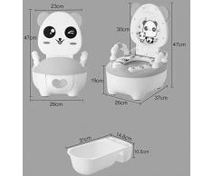 Toilette per bambini Cassettone da Bagno per Bambini 0-6 Anni Maschio e Femmina Bambino Spaccato Tipo orinatoio per Bambini, Nero