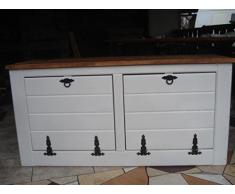 Decocraft Scarpiera in legno box armadio armadietto porta corridoio pino sedere Storage Bench (JL5)