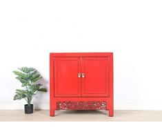 Yajutang Antico cassettiera cinese in legno massello rosso