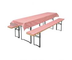 Brand sseller birra Bank Set di cuscini per sedie tavoli e panche 2 panche imbottite di circa 220 X 25 X 1,6 e 1 tovaglia 240 X 70 in diversi colori/Motivi
