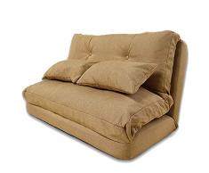 Laishutin Divano Letto Singolo Futon con Letto Singolo Divano Letto Pieghevole Adatto a Soggiorno e Ufficio (Color : Blue, Size : 210 * 100 * 28CM)