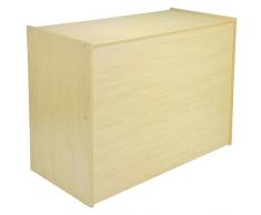 Monstershop A1200 negozio al dettaglio espositore armadio, acero, 120 cm x 90 cm x 60 cm