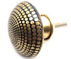 Francese Furniture Fittings (FFF) - Set di 6 pomelli per armadietti da cucina, cassettiera, mobili, maniglie per cassetti, stile vintage shabby chic, 36 mm