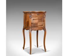 London fine di antiquariato Antico, Comodino, Francese, Noce, Marmo Top, pentola Armadio Circa 1890