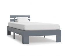 Tidyard Struttura Letto Matrimoniale in Legno Massello di Pino con Doche,Giroletto Matrimoniale in Legno Massello di Pino con Doghe,Letto Moderno,Letto con Doghe Legno 140x200//160x200//180x200 cm