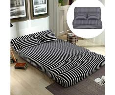 Giapponese Pieghevole Futon, Piano Divano Letto Divano Pigro per Piccolo Appartamento Casa In Affitto Dormitorio Universitario Sedia Da Gioco per Bambini-90x210cm(35x83inch)