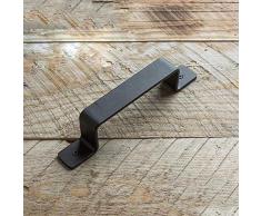 WWWFZS Maniglia del cassetto 7.7 12.6 Nero Antico Maniglie delle Porte in Legno Vecchio cassettone cassetto Estraibile Maniglie Maniglia Rustic Kitchen Cabinet Door 196 320 Millimetri