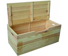 Blinky 7971710 Cassapanca Legno Tulipano con Coperchio, 100 x 40 x 50 cm