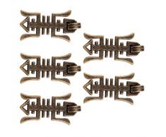 iplusmile 5 Set Antique Kitchen Cabinet Manopole Tira Maniglie per Cassetti Dresser Vintage per Mobili Cabinet Cassettiera