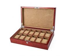 ADSE Collezione Memory Keepsake Mementos Gioielli Scatola Regalo in Legno Cassapanca - Marrone Vintage