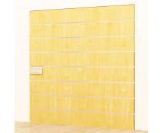 Pannello dogato Cabina armadio guardaroba arredamento negozi ACERO (120x120 cm)