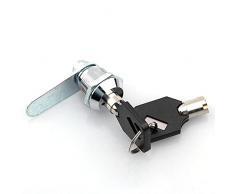 Serrature a Camma,Serratura a Cilindro 1x CAM LOCK BLOCK TOUR CASE MAILBOX La chiave KA o KD. Dado cilindro 16/20 / 25/30 mm per toolbox, kit medico, casella postale , PC. Caso, armadietto ( Color : K