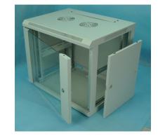 Armadio Rack 19' a muro 20 unitÃ sezione unica prof. 450mm Grigio