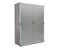 Seville Classics Armadio Mega , 121,9 x 60,9 x 182,9 cm, grigio