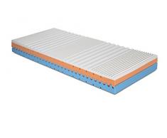 EvergreenWeb-Materasso Singolo Memory Alto 23 cm Silver Med Onda Effetto Massaggiante a 9 Zone Rigidità H2 Medio-Rivestimento sfoderabile Anallergico in Silver Detraibile 19% Made in Italy (90X200)