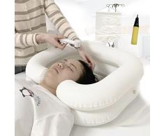 Kit per lavabo da comodino gonfiabile, sistema doccetta per disabili e anziani, gravidanza, pazienti a letto o post-chirurgia, pazienti con letto limitato, doccia con sacchetto dacqua (set da 4)