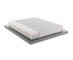 Mentor - Materasso Memory Med H1 Singolo 90x200 Creation Med H23 DISP. Medico DETRAIBILE 7 cm di Memory, Onda ad 11 Zone di portanza differenziata, sfoderabile e Lavabile.