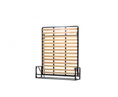 Wallbedking Classic Letto a Scomparsa Extra-Grande Verticale 160cm x 200cm (Letto Estraibile, Letto Ribaltabile, Letto a Muro)