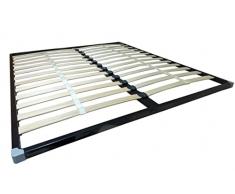 Rete Matrimoniale Ortopedica Per Letto Contenitore 160x195 Cm - Doghe In Faggio, Fori Compatibili, Garanzia 5 Anni