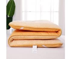 GYHZKA Materasso Futon Pieghevole Giapponese,5cm Spesso Tatami Materassi,Singolo Matrimoniale Doppio Materasso Imbottito,Portatile Materassino per Dormitorio Studentesco,Brown-60x120cm(24x47inch)