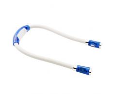 Eizur Portatile Flessibile Lettura Luce Mani libere Regolabile Lettura Del Collo LED Camping Lavoro Lampada Torcia Lampade da scrivania Blu
