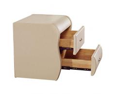 Bedside table LVZAIXI Comodino europeo Arredo bagno in pelle art. Comodino minimalista moderno
