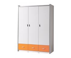 Vipack bonkl2311 Bonny Armadio 3 ante Arancione pannelli di particelle 140, 5 x 60 x 202 cm