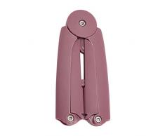 Miletine Gancio per abbigliamento creativo decorativo leggero resistente portante porta indumenti compatibile con guardaroba rosso vino
