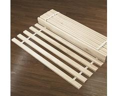 Rete a Doghe Singola 70 x 200 cm Avvolgibile – 300 kg 25 Doghe – Senza Telaio – Extra Solida in Legno Massello di Betulla FSC® – Adatta per Tutti I Materassi – per Letti 70 x 160 180 190 210