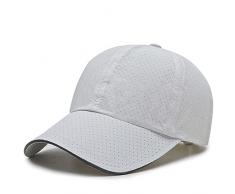 Cappellini da uomo con cappuccio a cappello da uomo a cassettone da uomo (Color : White With holes)