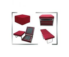 arredo POUF LETTO (POUF ROSSO ELEGANT)