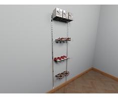 Cabina armadio guardaroba arredamento negozi porta scarpe scarpiera a muro calzature