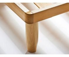 Baldiflex Emporio Rete Matrimoniale Doghe Ortopedica in Legno di Faggio 160 x 190 cm Modello Apollo