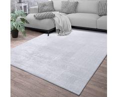 TT Home Tappeto Salotto Pelo Corto Monocolore Design Moderno Lavabile Giallo Oro, Colore: Grigio, Dimensione:60x100 cm