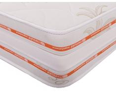 Materasso Alta Marea Singolo 80x190 multionda Memory Foam Alto 25 cm Alta densitö Rivestimento Aloe Vera MiaSuite