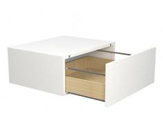 VE.CA-ITALY CASSETTONI E PENSILI BAGNO SOGGIORNO E CAMERE 60x50x25 CM / 60x25x25 CM, PARETI ATTREZZATE, ARREDO DESIGN 100% MADE IN ITALY (60x50x25 cm CASSETTONE, Bianco frassinato)
