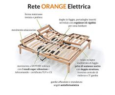 Evergreenweb - Rete Matrimoniale Elettrica 180x200 a Doghe in Legno Ortopedica Motorizzata con 2 Alzate Separate Base Letto o Materasso 4 Zone Reclinabili Regolatori Rigidità Piedi Smontabili Offerta