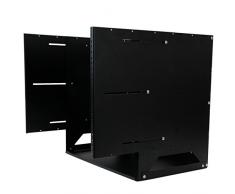 STARTECH.COM WALLSHELF8U WALLSHELF8U Rack Armadio per Montaggio a Parete con Mensola Incorporata, Accaio, 8U, Regolabile da 12"- 18", ()