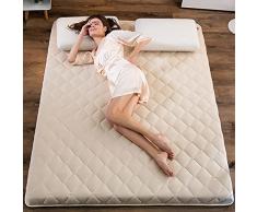 CAMZ Materasso Giapponese Pieghevole Futon Materasso, Addensare Tatami Mat Roll Up Queen Twin Full King Size Materasso Topper per Ospite Pad Yoga Meditaion Mats