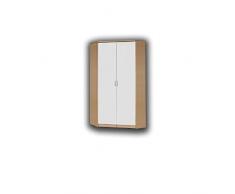 AVANTI TRENDSTORE - Royan - Armadio/Guardaroba ad Angolo 2 Ante, Quercia Sonoma/biancoalpino