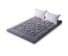 ZDiane Tradizionale Giapponese Futon, Matrimoniale Dormitorio Materasso, Portatile Pieghevole Materasso da Terra Tatami, Luce Marrone, 90x200cm(35x79inch),Grigio,60x120cm