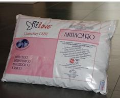Pillove Il GUANCIALE Culla Cuscino Baby Lettino Puro Cotone E Fibra Anallergico CM 40 x 60