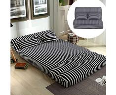 Giapponese Pieghevole Futon, Piano Divano Letto Divano Pigro per Piccolo Appartamento Casa In Affitto Dormitorio Universitario Sedia Da Gioco per Bambini-60x210cm(24x83inch)