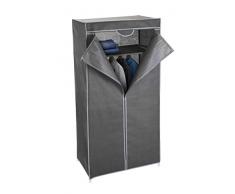 Armadio in tessuto grigio 160 cm - armadio in tessuto armadio pieghevole armadio da campeggio armadio armadio pieghevole armadio guardaroba