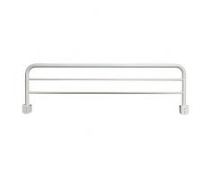 Parapetto Letto a castello per bambini Adulti Parapetto in metallo bianco per King Queen Twin Bed Guardia di sicurezza di sicurezza da 120 cm per anziani