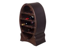 Regal Wa 1206b, Scaffale per vino con vano portaoggetti 80 cm di altezza, Cassapanca in legno, tesoro, Cassetta degli attrezzi da pirata, piccolo, mobili, con inserti in metallo, effetto anticato, legno, maritim, Deko, di alta