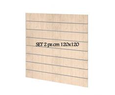 Pannello Dogato/Parete Attrezzata/Cabina Armadio cm120x240/ Negozi e Vetrine