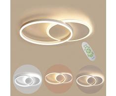 Moderna Soffitto Del LED, 36W 3600lm Alluminio Della Lampada Del Soffitto, 3000K ~ 6000K Dimmerabili, Luci Di Soffitto For Il Salone, Bambini, Camera Da Letto A Soffitto, Dimensione L55 * W40 * H6CM