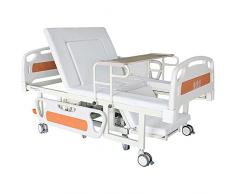 EZGISH Letto Ospedaliero Elettrico - Doppia Funzione Manuale Elettrico Home Letto di Cura Con Built-In Sedia A Rotelle Staccabile E Materasso Spugna